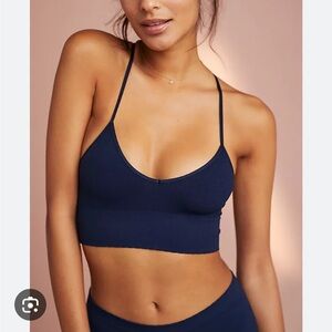 Grey Anthropologie Jenny bralette